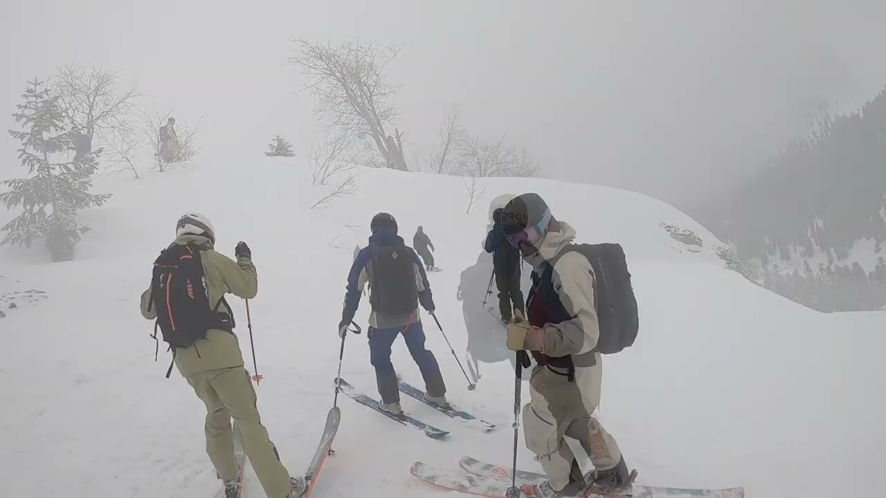 Catskiing Georgia first day 2026