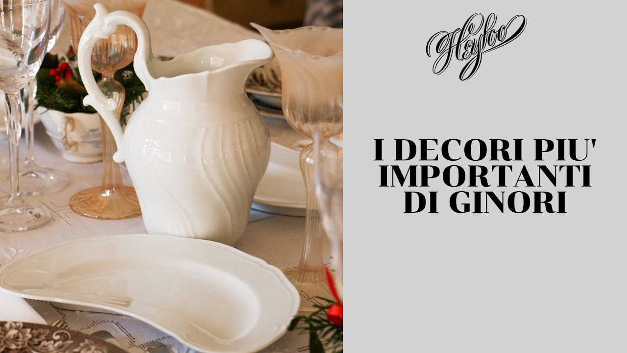 I decori Ginori più importanti