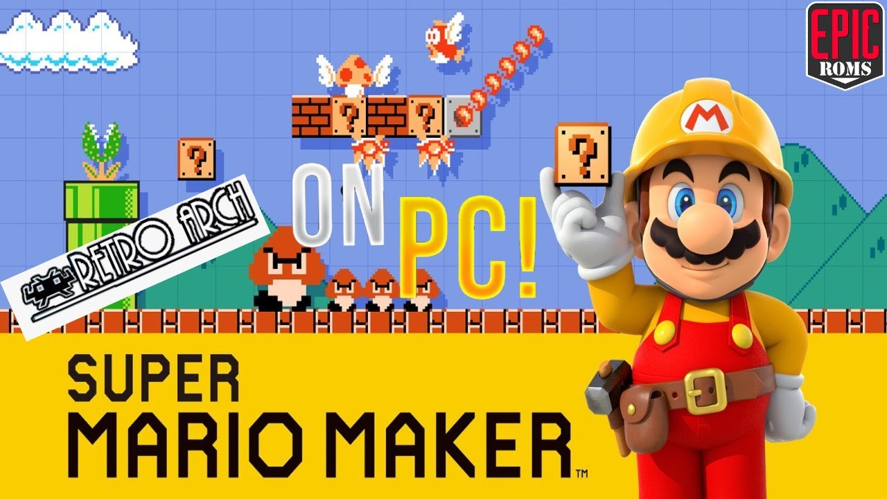 How to Play Super Mario Maker Nintendo 3DS on PC | RetroArch Emulator Tutorial