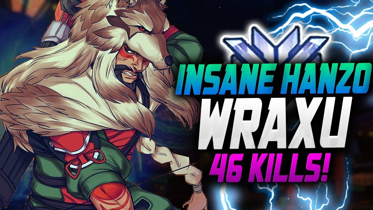 WRAXU HANZO - 46 ELIMS! 21k DMG! POTG! [ OVERWATCH SEASON 14 TOP 500 ]