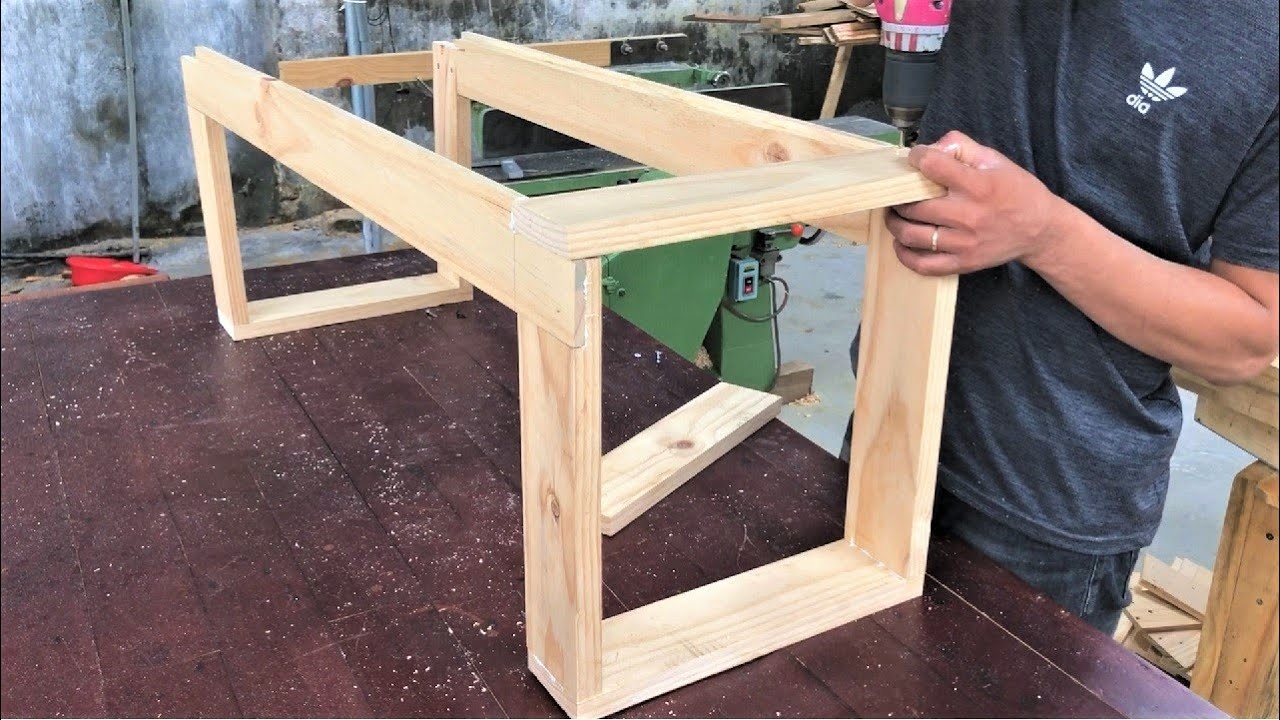 Amazing Pallets Woodworking Projects for Behind Yard // How To Make Modern Outdoor Bench