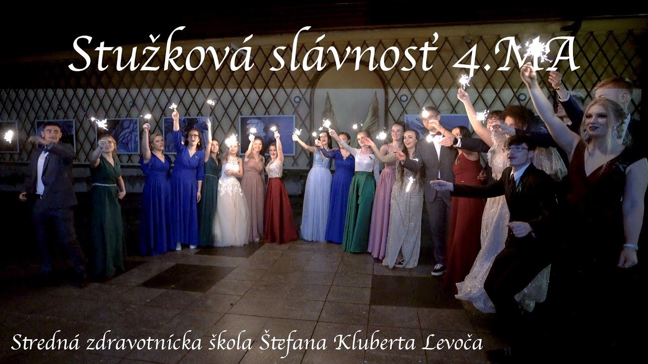 Stužková slávnosť - 4.MA Stredná zdravotnícka škola Štefana Kluberta Levoča