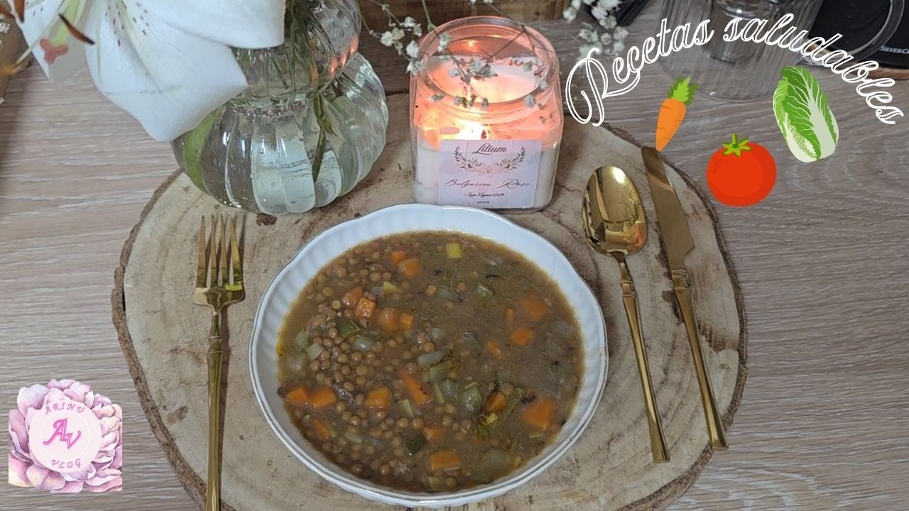 ✨VLOG Lentejas Con Verduras y Ensalada Cesar ✨ArinuVlog