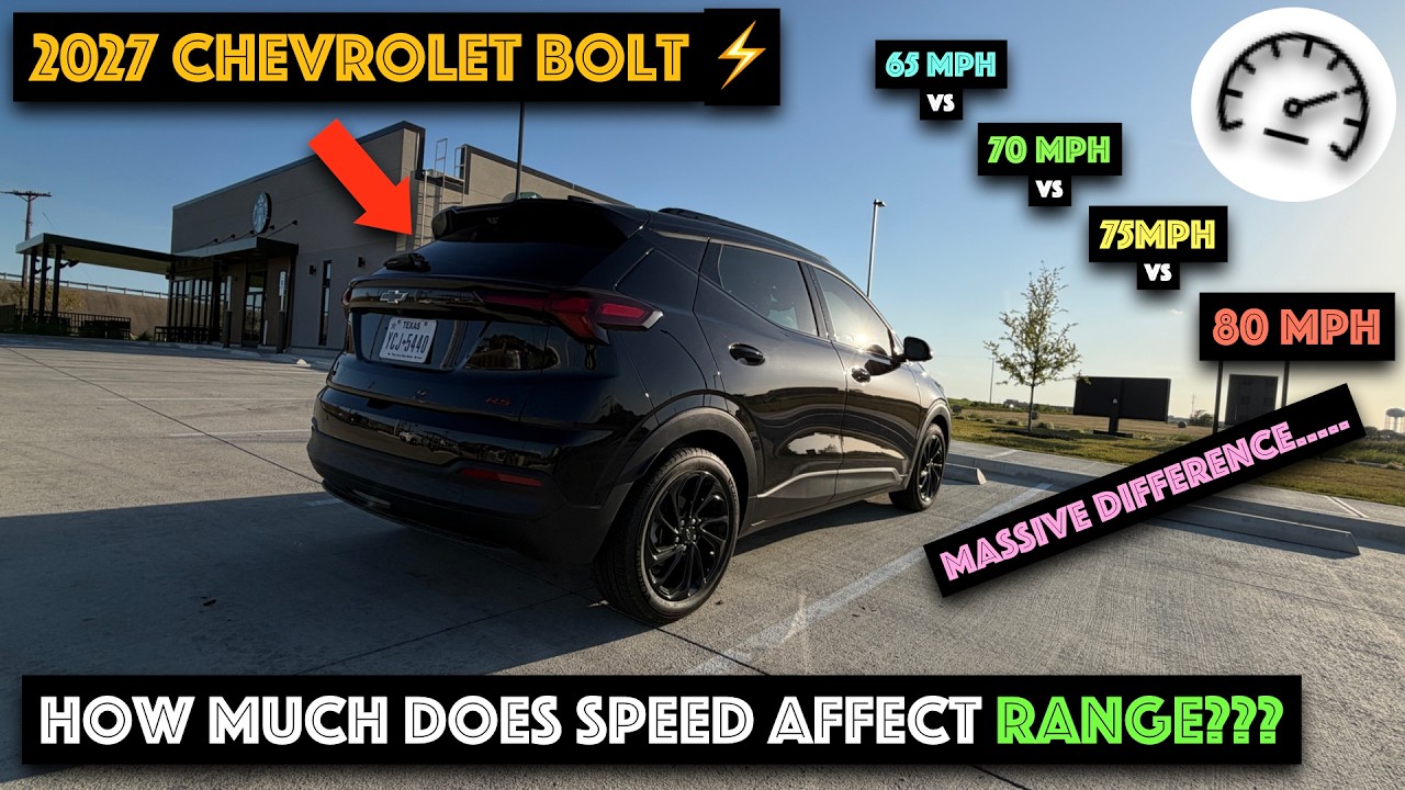 How Much Does Speed ACTUALLY Affect Electric Vehicle Range???