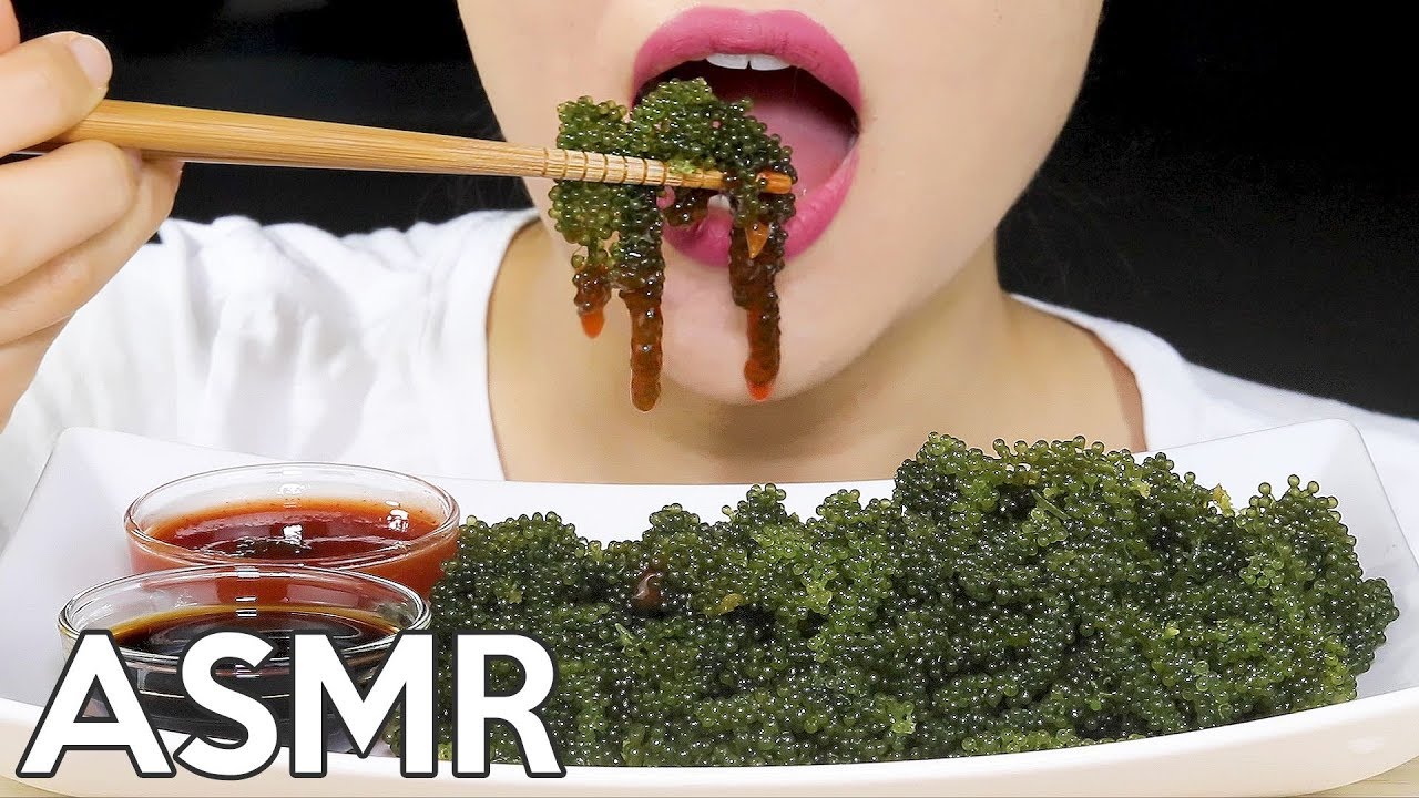 ASMR SEA GRAPES 바다포도 먹방🍇(Part.2)