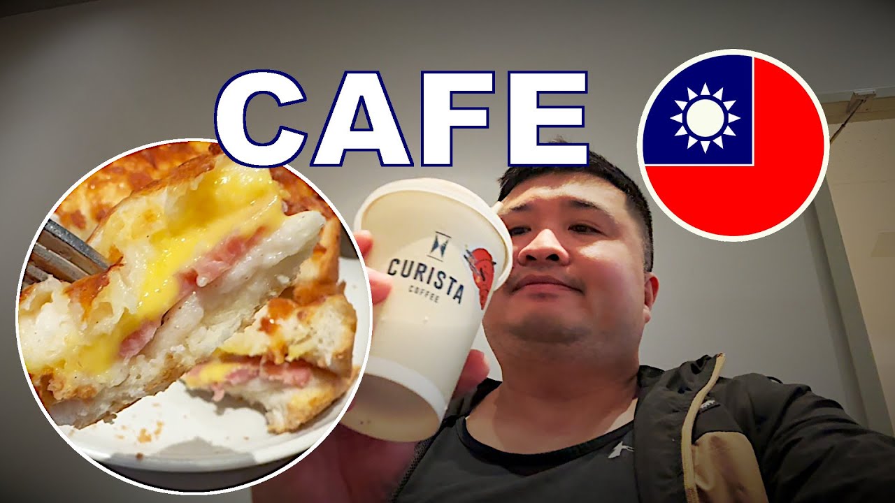 I ate a BEAUTIFUL Ham & Cheese CAFE sandwich | CURISTA COFFEE 奎士咖啡 | Taipei City Hall Shop 市府旗艦店
