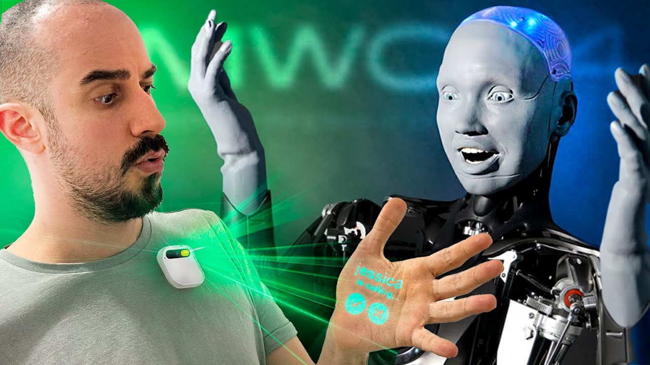 ¡He vuelto al MWC! - Humane Pin, Robot Ameca y Redes neuronales BIOLÓGICAS!