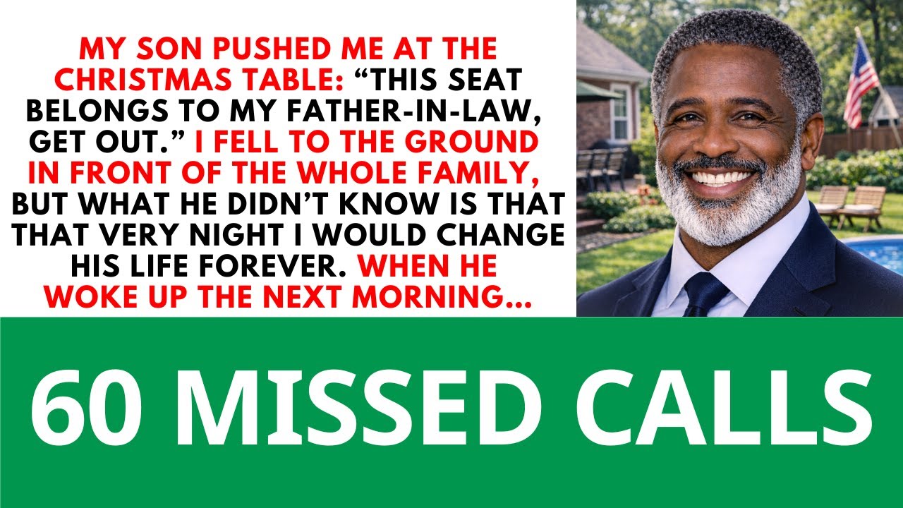 My Son Pushed Me At The Christmas Table This Seat Is For My Father-in-law, Get Out. Then..