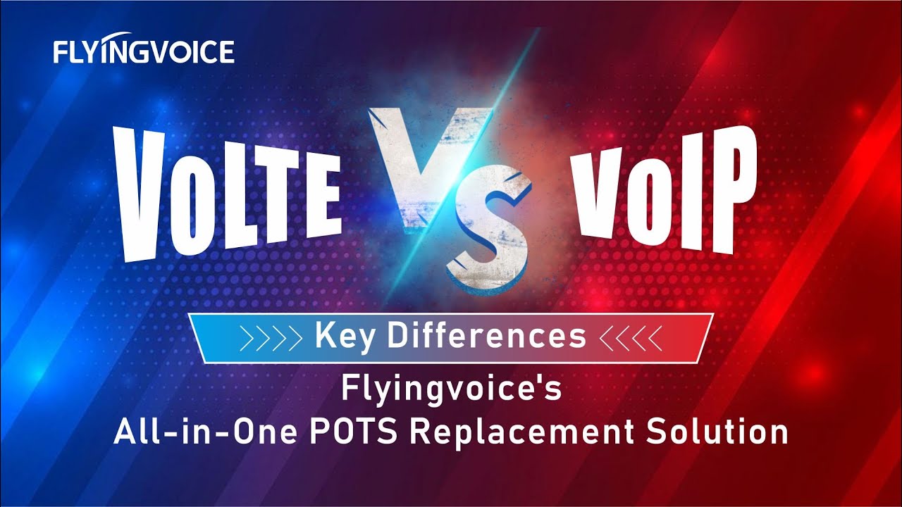 VoLTE vs. VoIP: Key Differences and Flyingvoice’s All-in-One POTS Replacement Solution