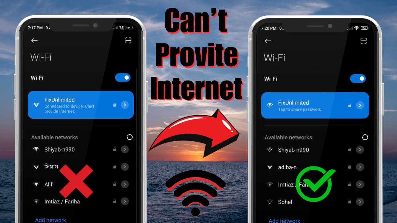 Wi-Fi подключен к устройству, но не может обеспечить доступ в Интернет (обновление 2024)