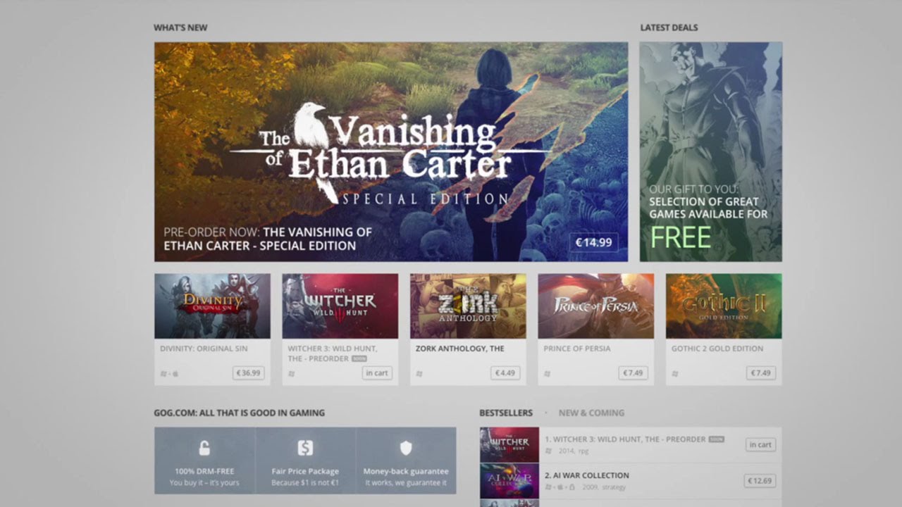 GOG New Features Walkthrough