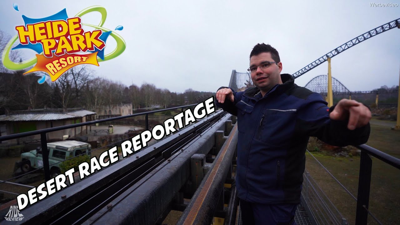 So funktioniert die Katapult-Achterbahn Desert Race im Heide Park Resort - Ride Review Reportage