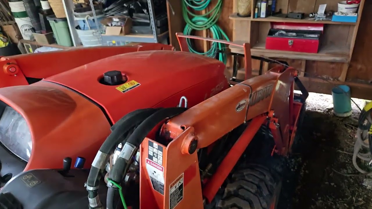 How to Fit Front AND rear hydraulics to a Kubota l2501 tractor simultaneously