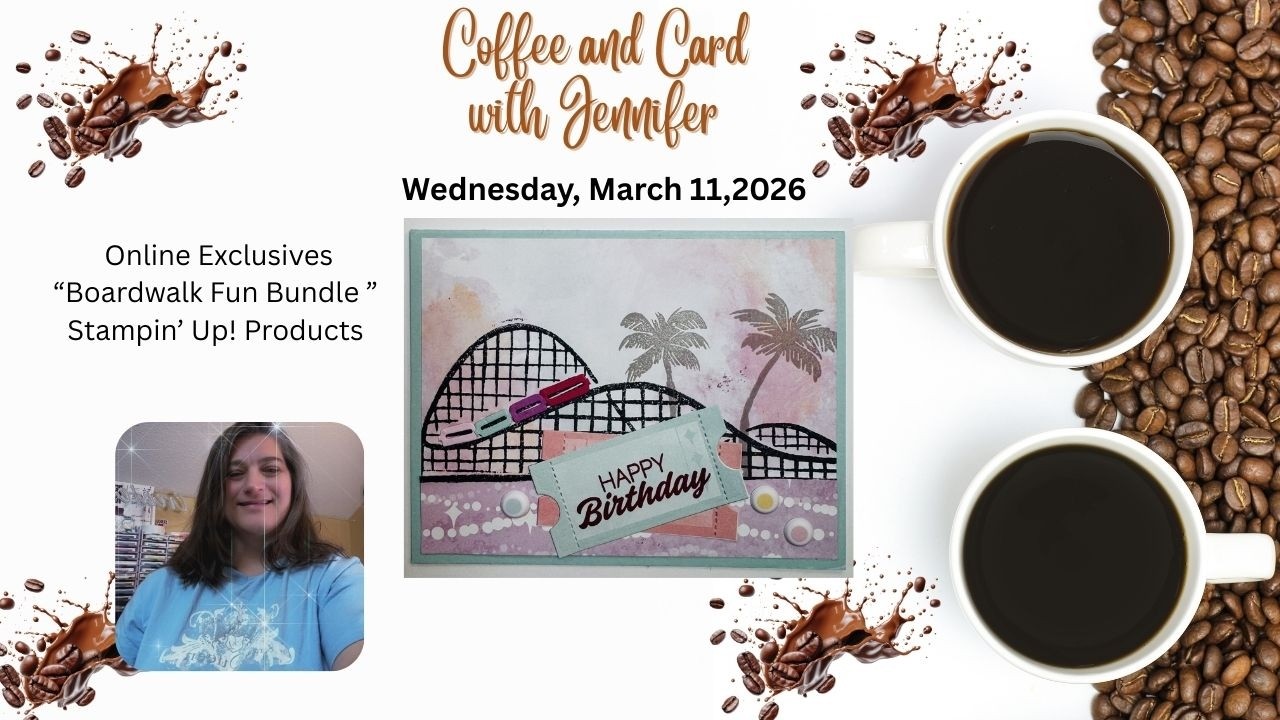 This Card Looks Complicated… But It’s Secretly SO Easy!  Coffee & Card with Jennifer