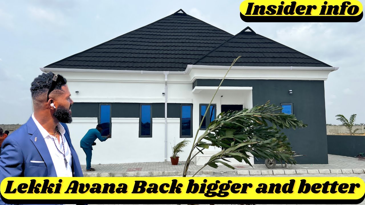 Lekki Avana Bungalow back? Lekki Avana estate update: House for sale in ibeju lekki