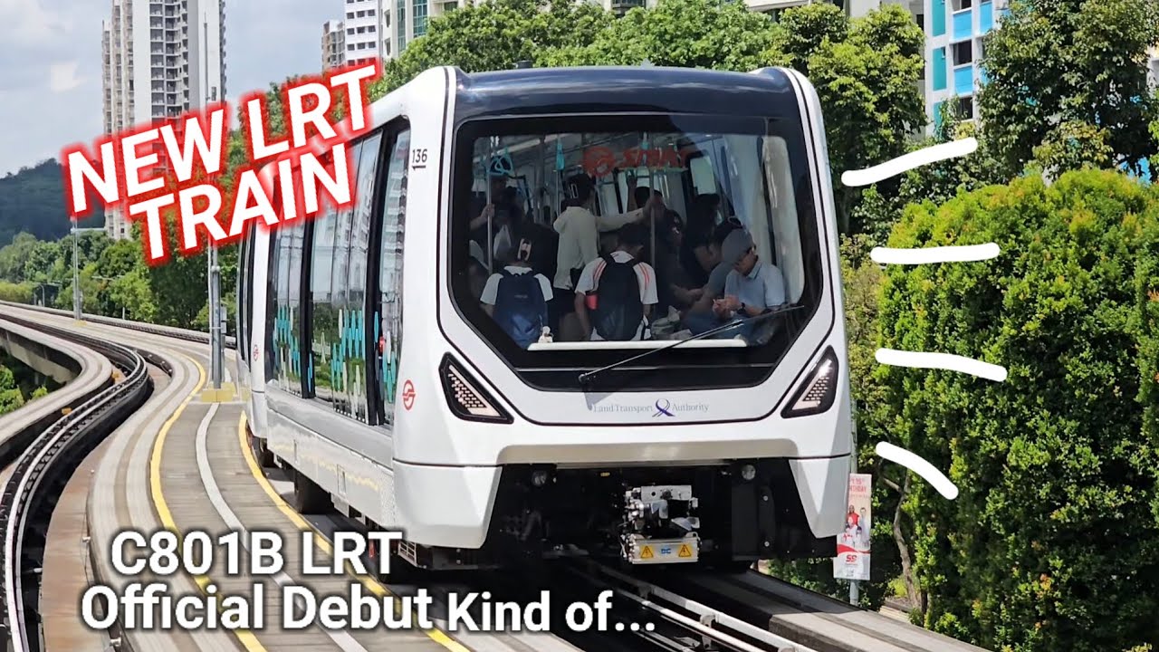 [Exclusive] Alstom Innovia APM 300R C801B BPLRT Train Debut, kind of...