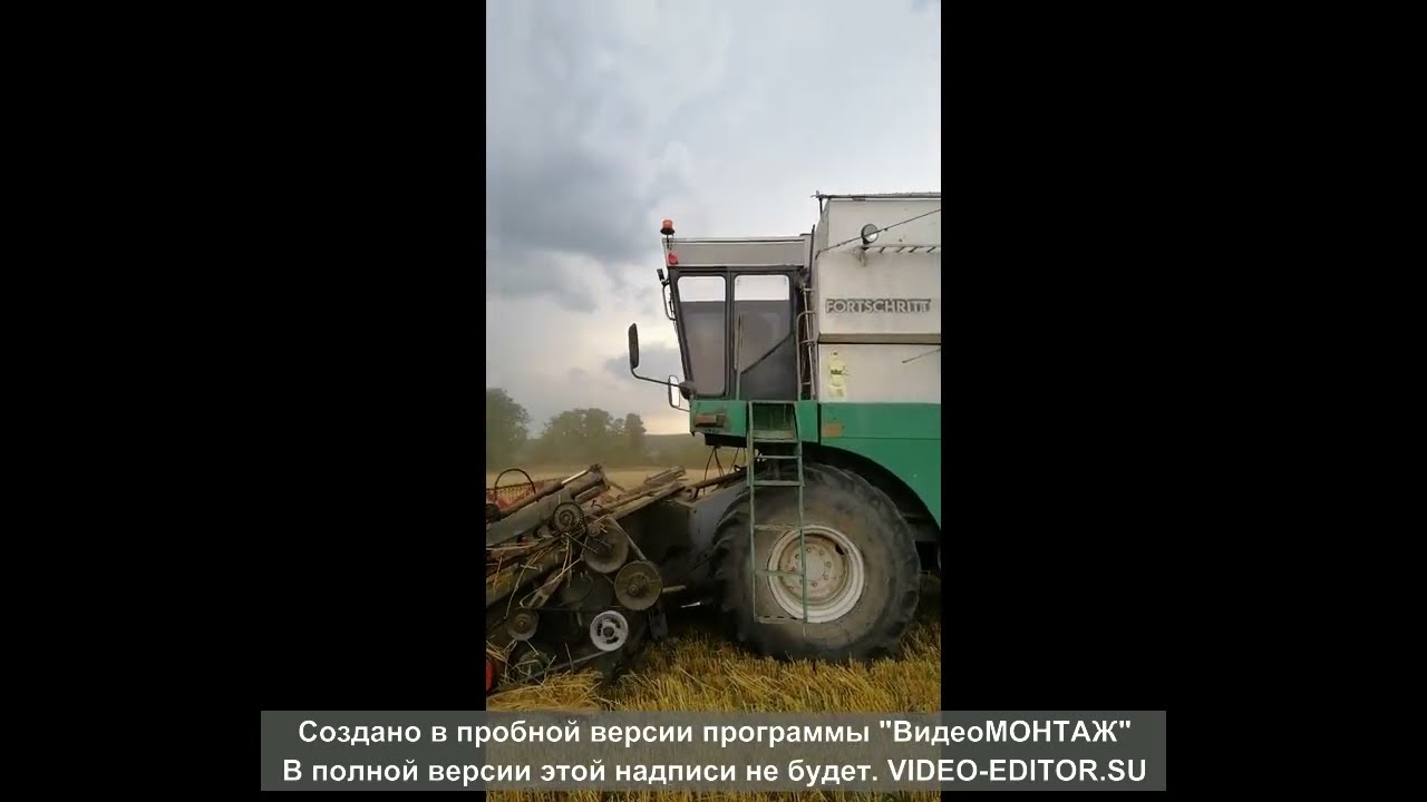 @форштріт Е516, уборка ячменю 2021