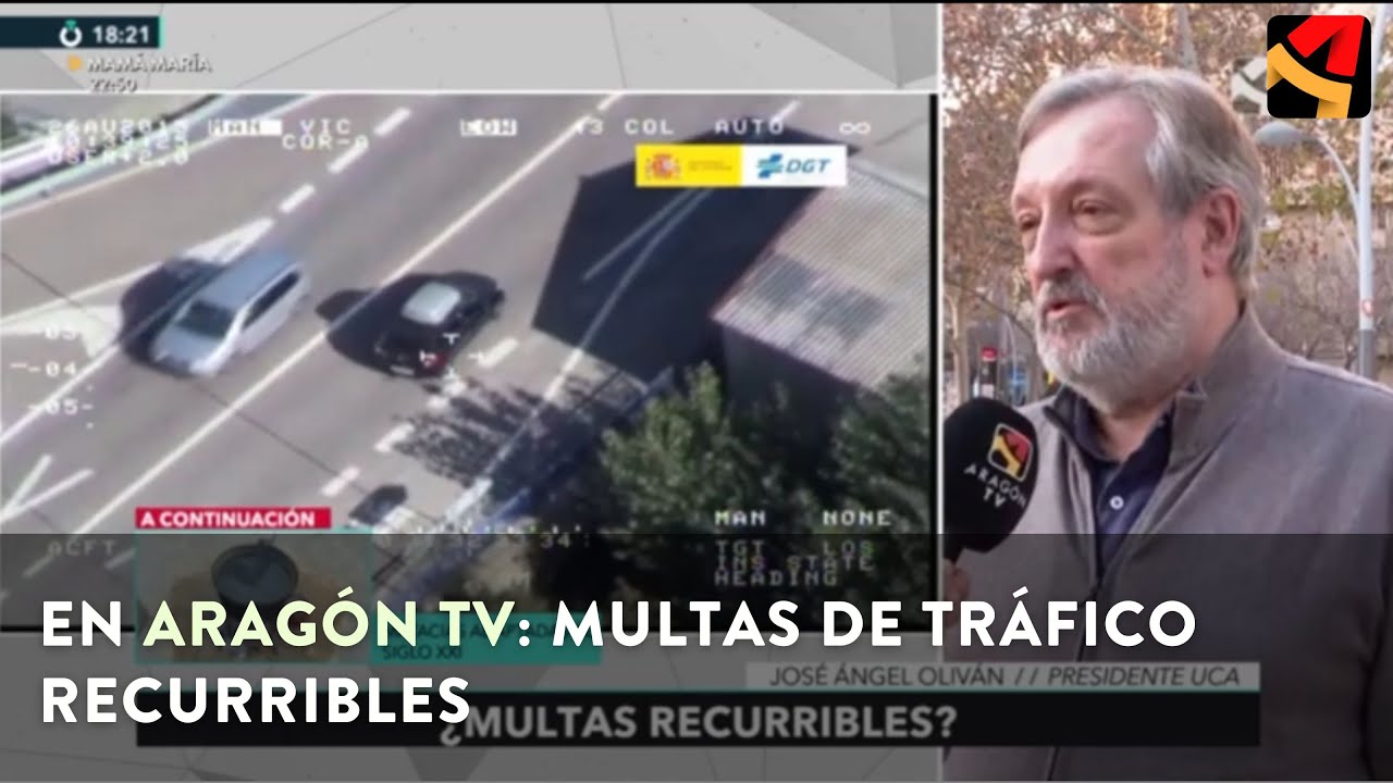 Recurrir multas de tráfico [15-01-2025 Aragón TV]