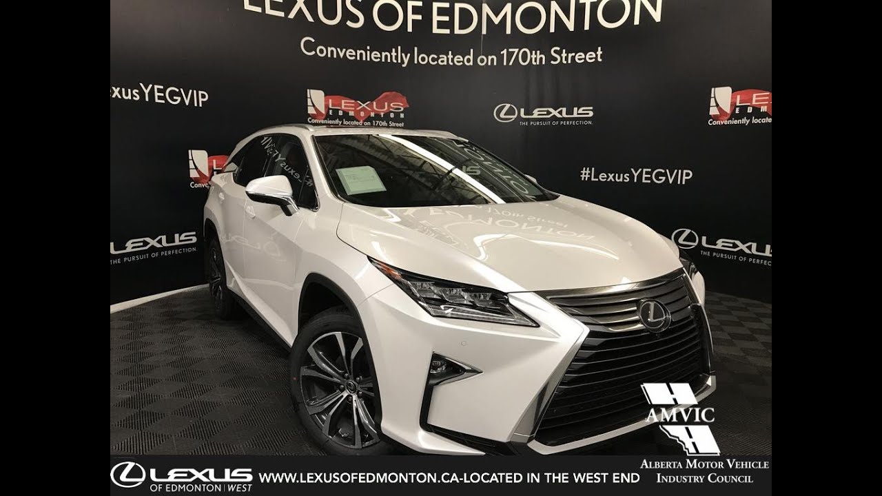 White 2019 Lexus RX 350L Luxury Package 7 Passenger Review - West Edmonton, AB