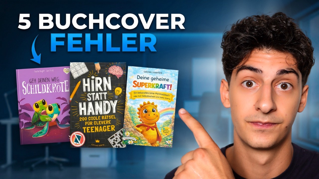 So erstellst du WIRKLICH ein Bestseller Buchcover (KI ist nicht die L&ouml;sung)