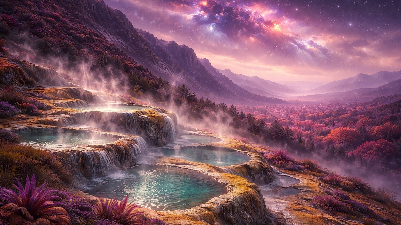 Alien Planet Day Ambient – Calm Sci Fi Soundscape for Relaxation & Sleep 1 Hour