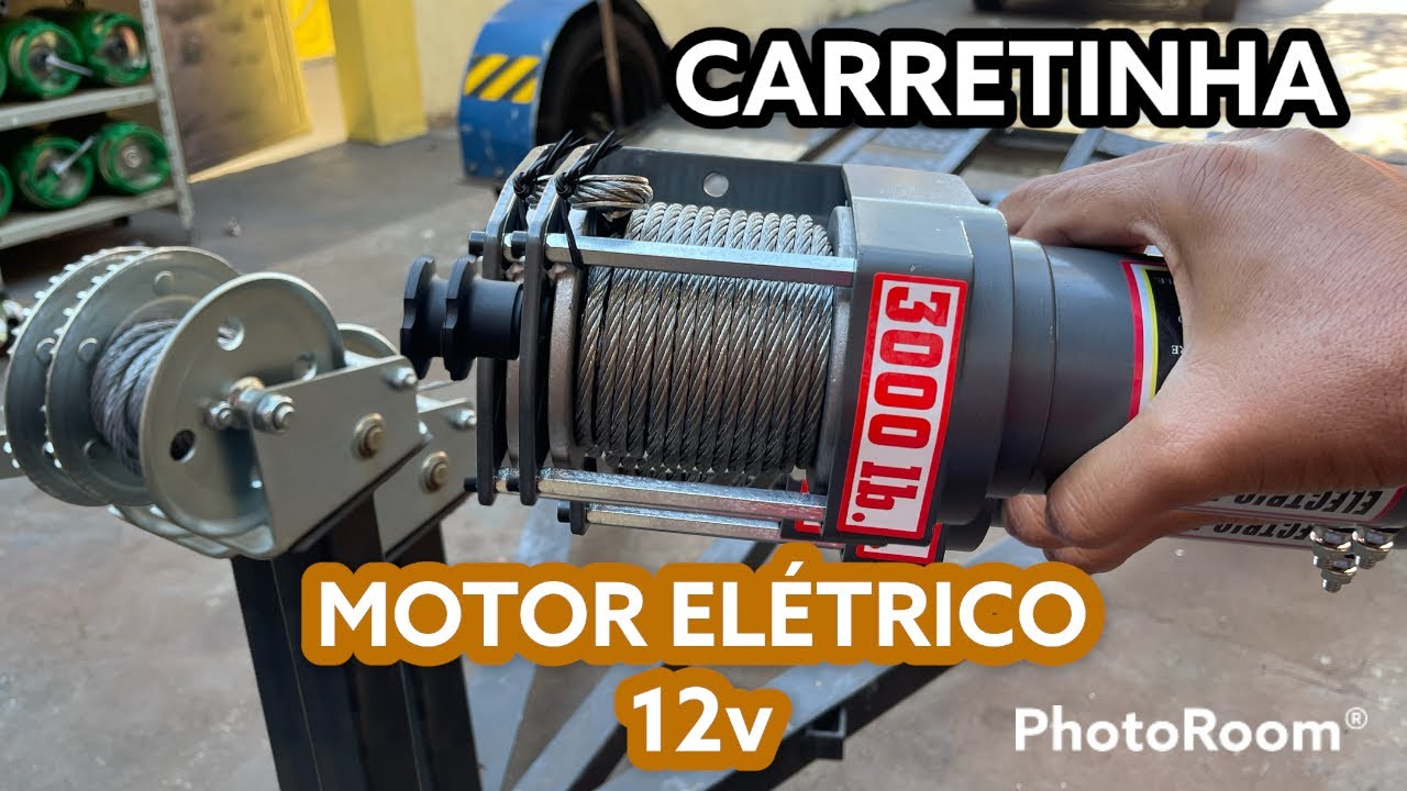 COMO INSTALAR MOTOR ELÉTRICO 12v NA CARRETINHA