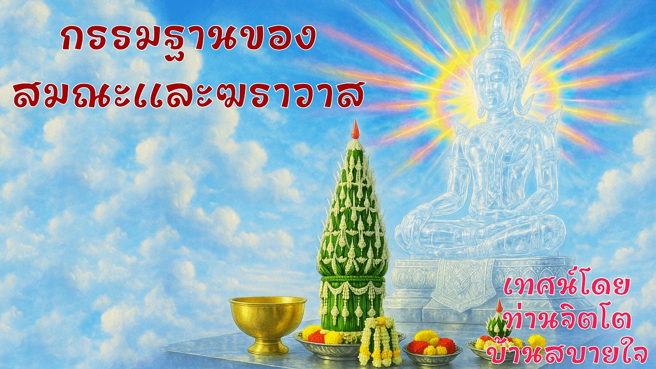 ปกิณกธรรม กรรมฐานของสมณะและฆราวาส  - ท่านจิตโต บ้านสบายใจ