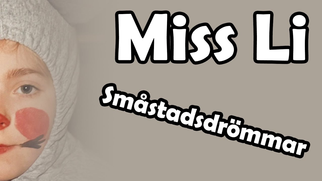 Miss Li - Småstadsdrömmar LYRICS VIDEO