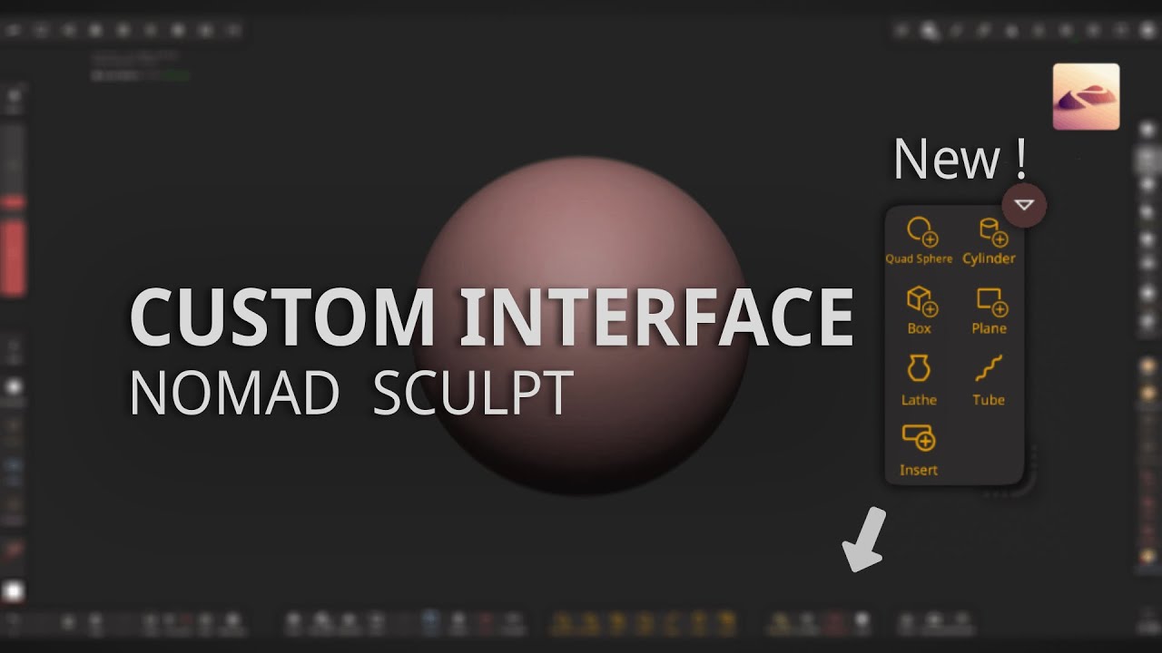 Как настроить интерфейс Nomad Sculpt | Учебное пособие Nomad Sculpt