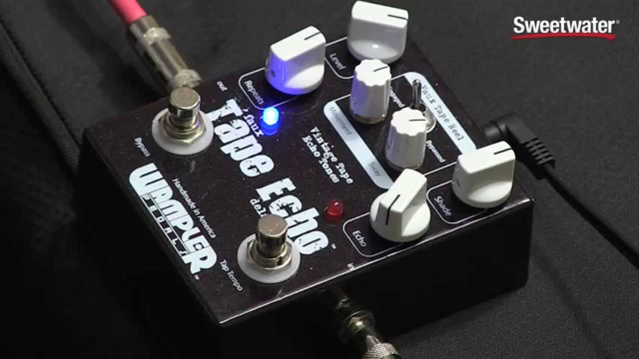Wampler Faux Tape Echo with Tap Tempo Pedal Review - Sweetwater Sound