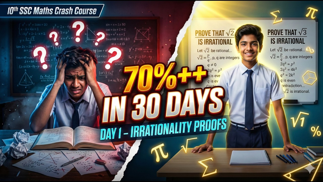 Day 1 | Irrationality Proofs Concept | 30 Days 10th Maths Crash Course | EasyLearnova