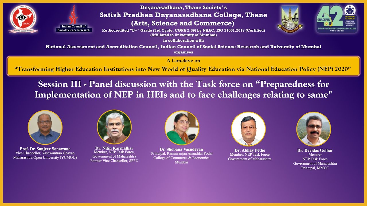 NEP 2020 Conclave | Panel Discussion: NEP Preparedness & Challenges in HEIs