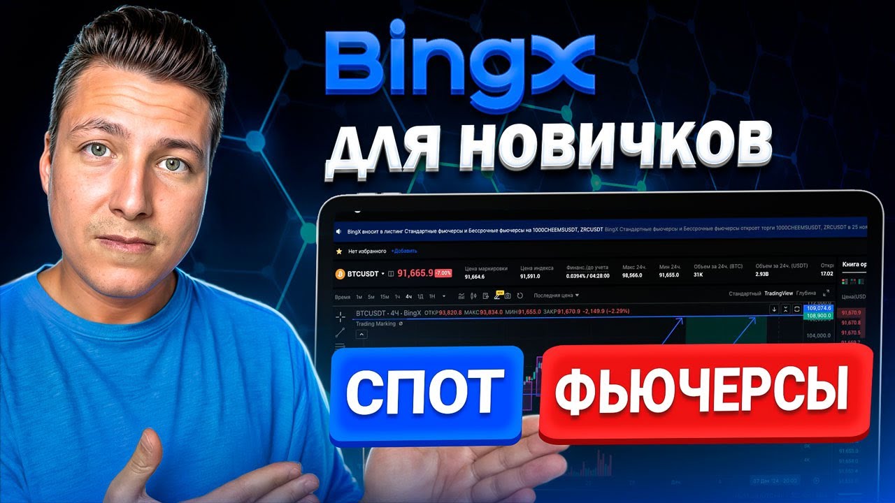 СПОТ и ФЬЮЧЕРСЫ на бирже BingX. Как торговать? Полная ИНСТРУКЦИЯ