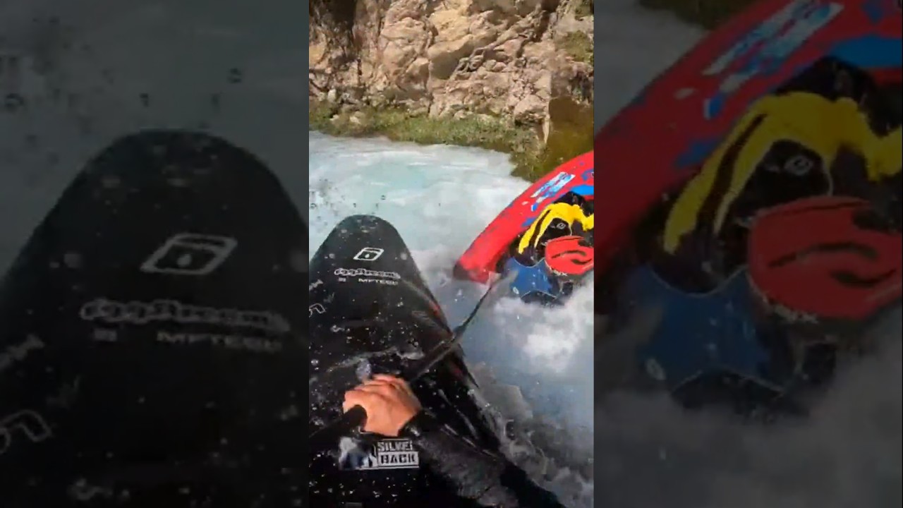 UNEXPECTED PIN #whitewaterkayaking #kayaking #eggstreamkayak
