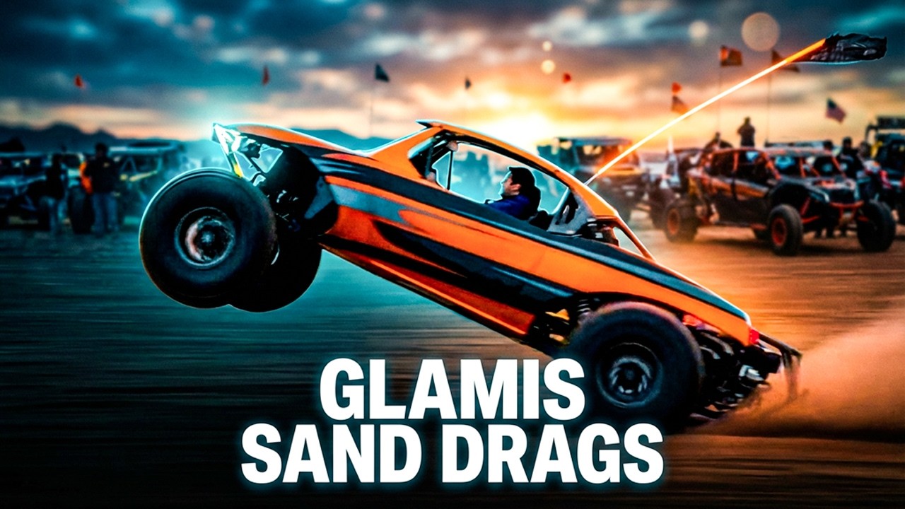 BREAKING IN THE NEW TRANSMISSION IN MY SANDRAIL Rippin Glamis Drags | DIRT BIKE DIARIES EP.295