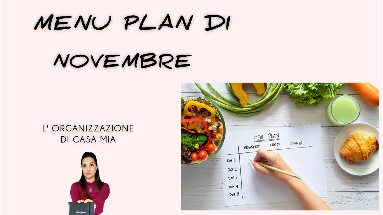 MENU PLAN E ORGANIZZAZIONE SPESA, I MIEI SEGRETI PER RISPARMIARE TEMPO E SOLDI
