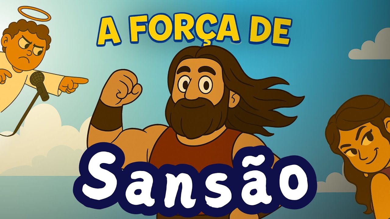 A História de Sansão para Crianças – Bíblia Musicada | Heróis da Fé | Turma do Guga