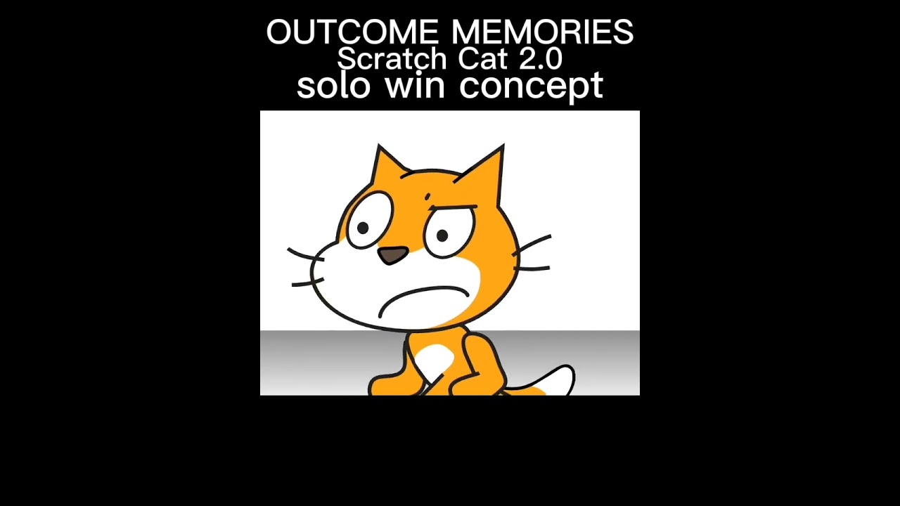 OUTCOME MEMORIES - Scratch cat 2.0 solo win concept #scratchanimation #animation #outcomememories 