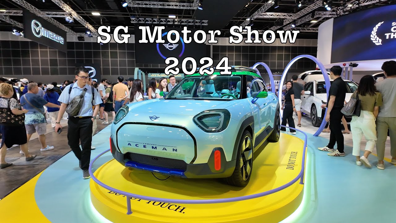 Singapore Motor Show 2024 🚙 新加坡车展2024 🚘 4K #singapore #motorshow2024 #ev #electriccar #pocket3