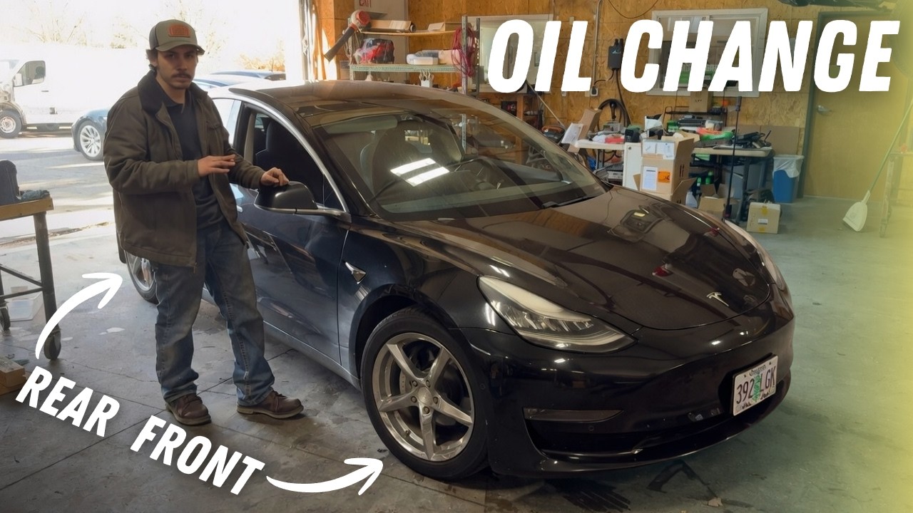 Tesla Needs An Oil Change? Model 3 Gearbox Fluid Exchange Process