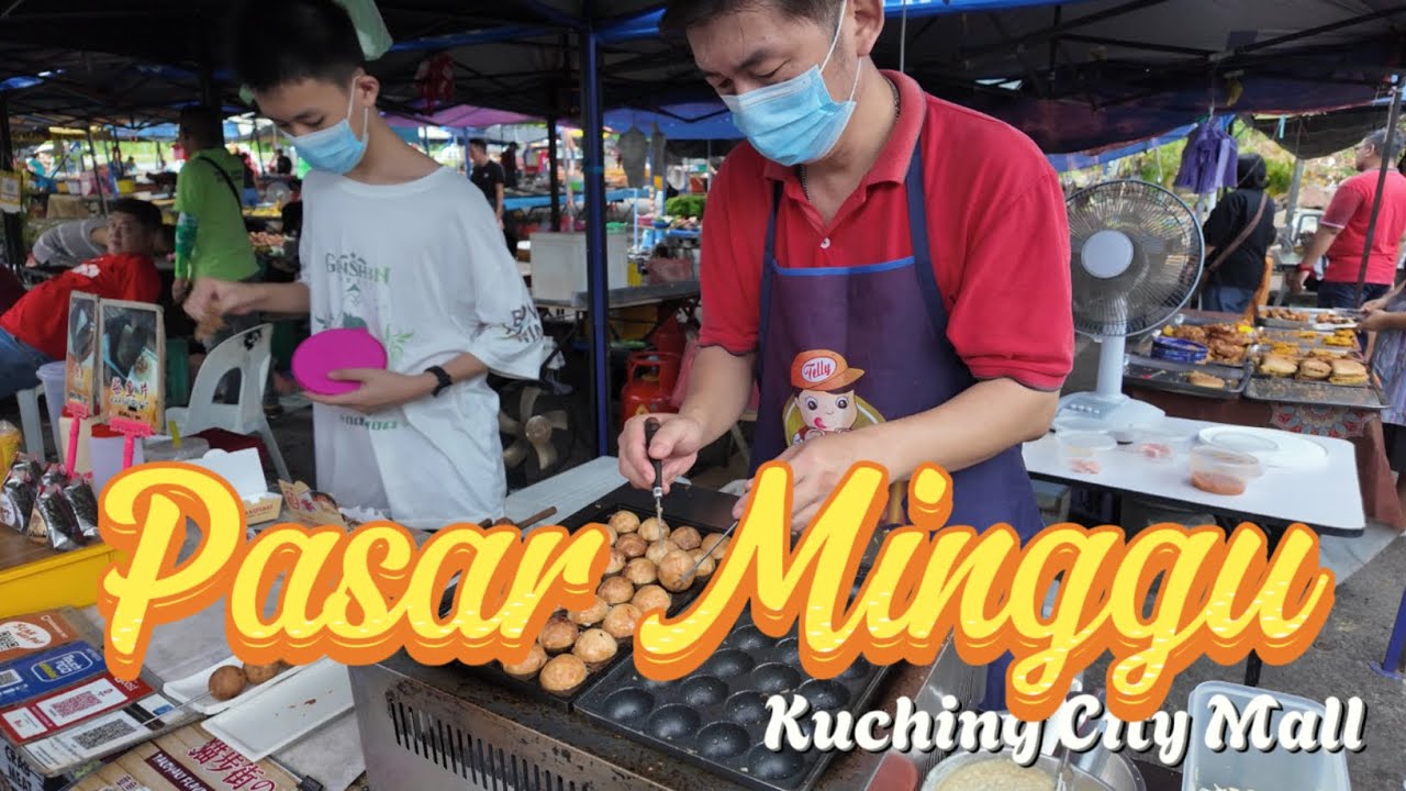 Jalan Jalan Ke Pasar Tamu // Pasar Tani // Pasar Minggu City Mall Kuching