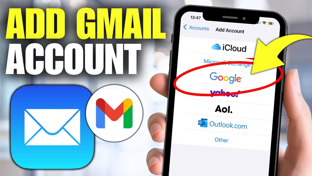 How To Add Gmail Account To Mail App (iPhone)