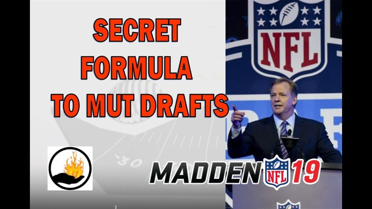 MADDEN 19 - SECRETS FORMULA TO DRAFTING A BETTER TEAM - MUT DRAFT CHAMPIONS