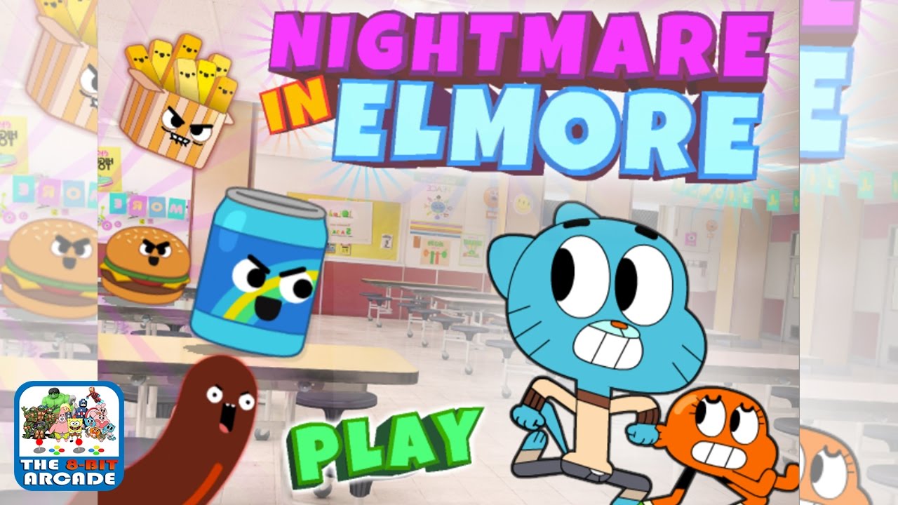 The Amazing World of Gumball: Nightmare In Elmore - Worlds 1 & 2 (Cartoon Network Games)