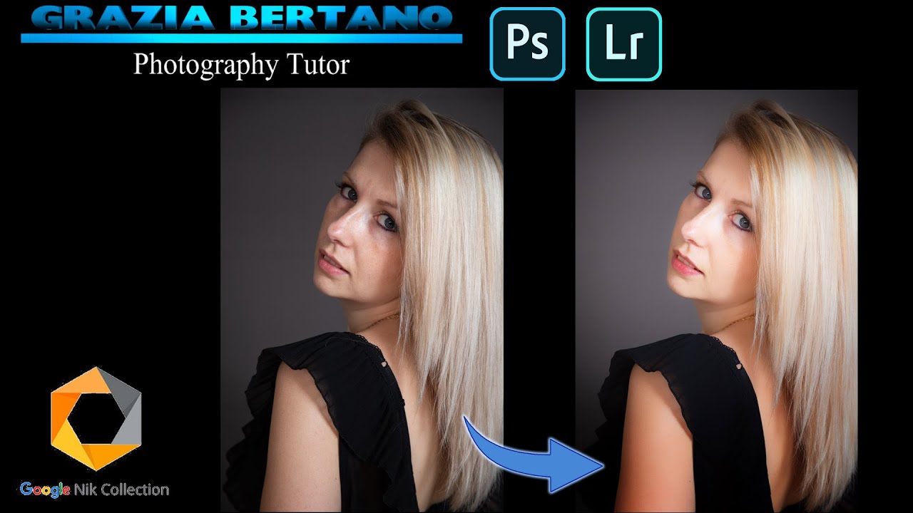 POST PRODUZIONE facile e veloce di un ritratto beauty