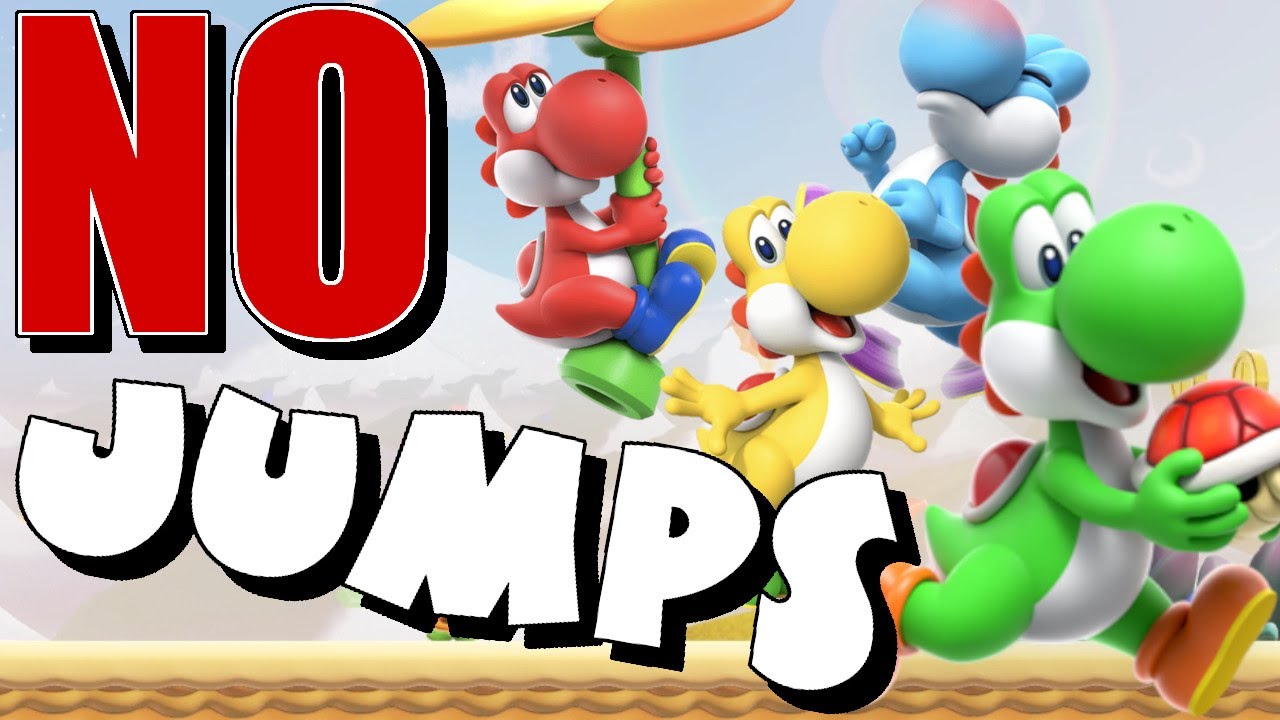 Can You Beat Super Mario Bros Wonder Without Jumping? -No Jump Challenge