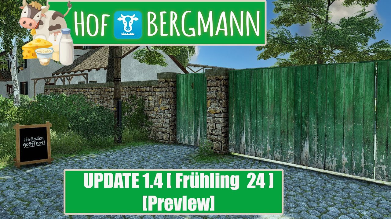 LS22 HOF BERGMANN Frühlings UPDATE [1.4.0.0] : Alle Neuerungen, Features. Hopfen, Hofladen und mehr!