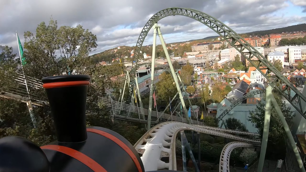 Lisebergbanan 4K Front Seat POV - Liseberg