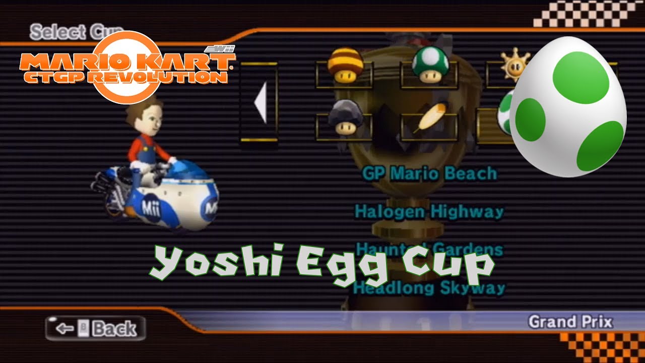 Mario Kart Wii CTGP #26 Yoshi Egg Cup
