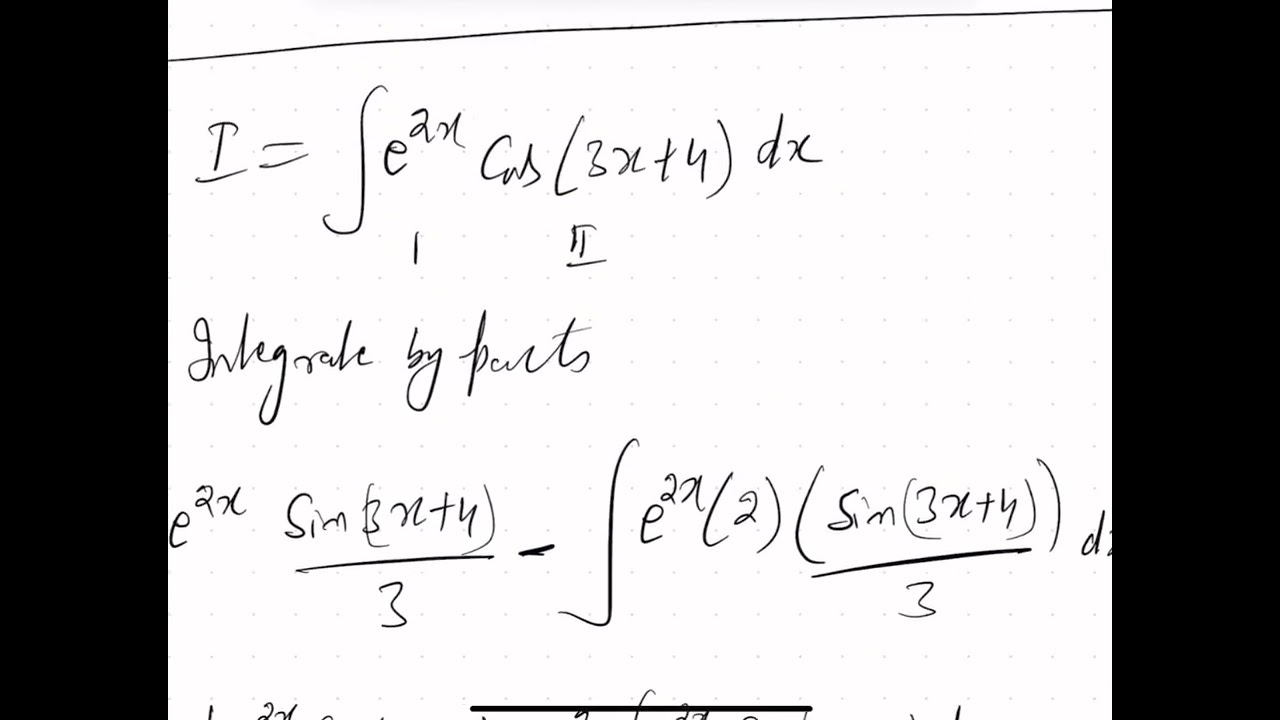 Integral with an Exponential function 4/4